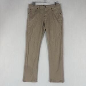 Untuckit Casual Chino Pants Mens 32x32 Straight Leg Outdoors Casual Office Khaki